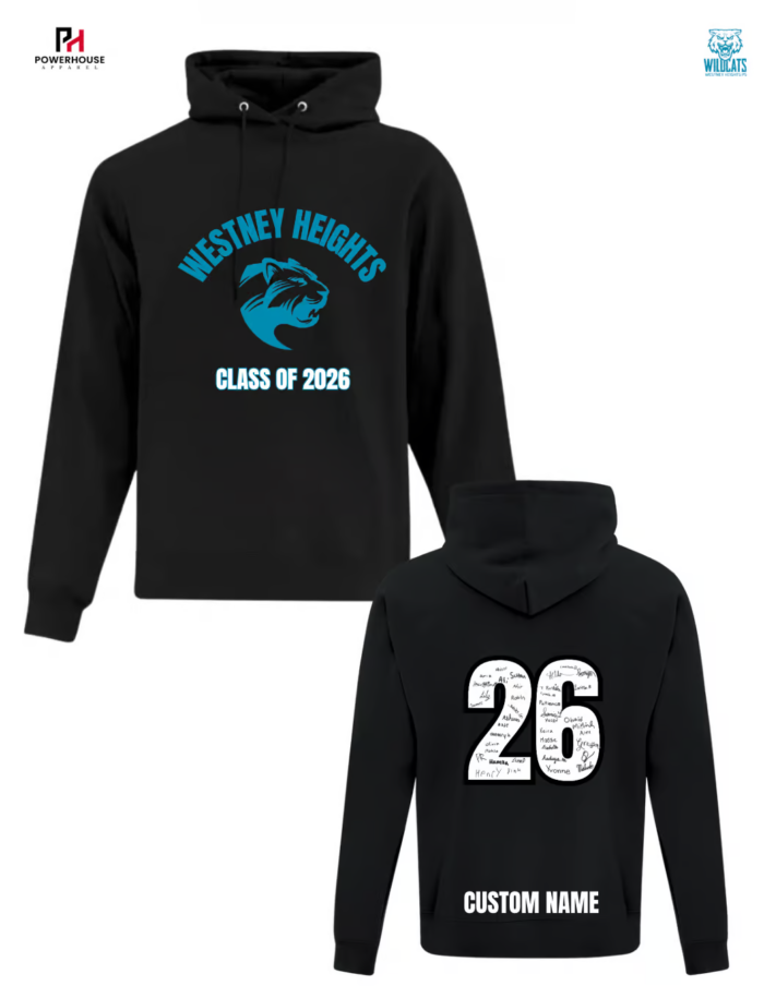 Wildcats Adult Generic Brand 2026 GRAD Hoodie with Custom Name
